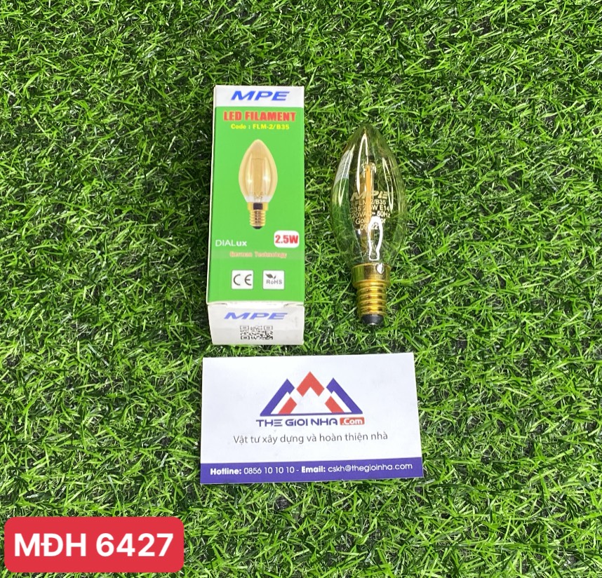 ĐÈN LED FILAMENT FLM-2-B35 - ánh sáng vàng