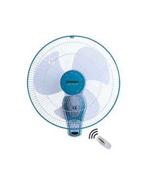 Quạt treo tường có điều khiển từ xa senko TR1683 màu xanh , công suất 47w, 3 tốc độ gió